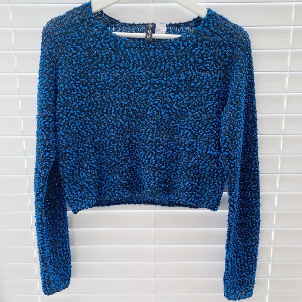 H&M sweater crop top
